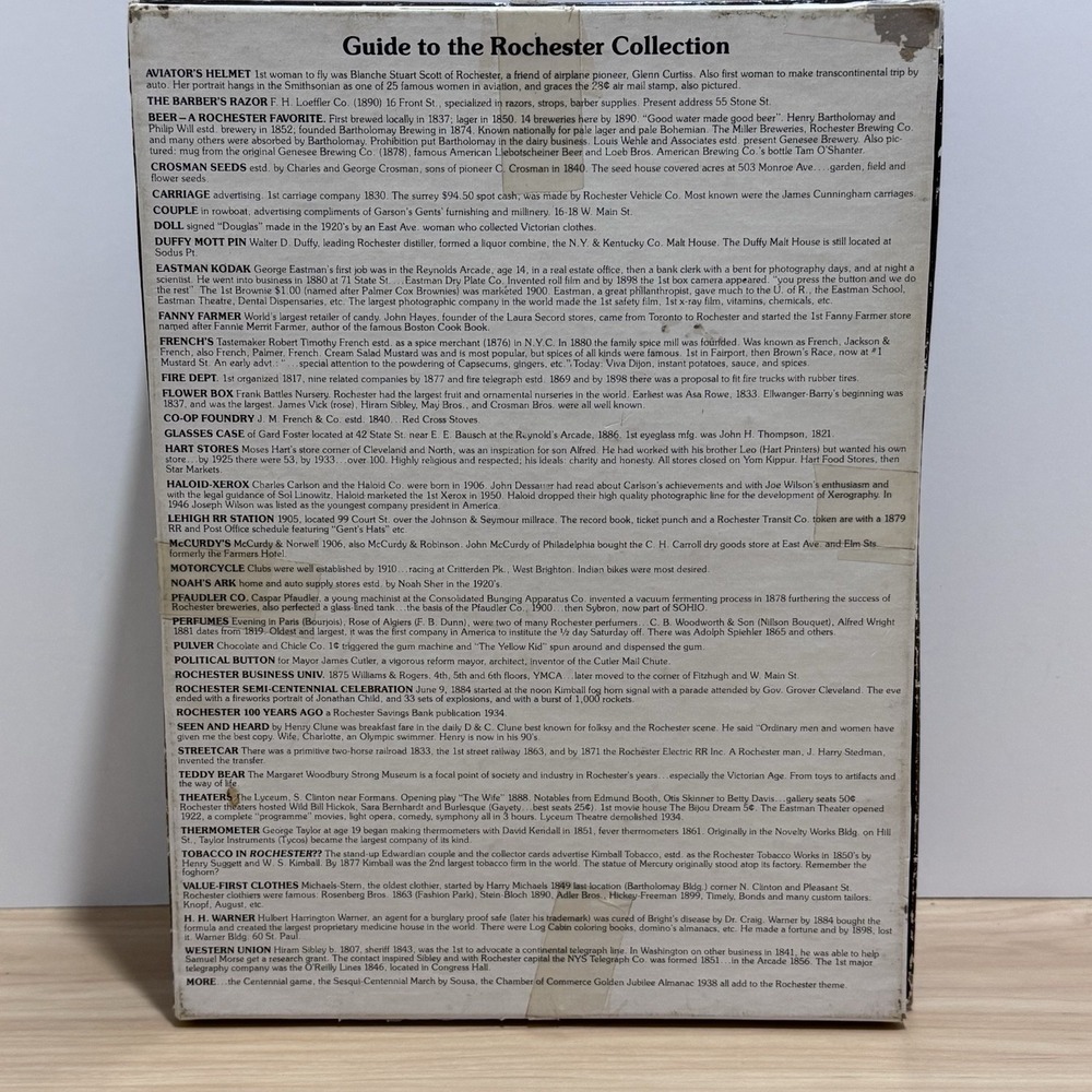 The Rochester Collection Puzzle 1000 Pieces Len Rosenberg Studio Rochester, NY - Picture 10 of 16